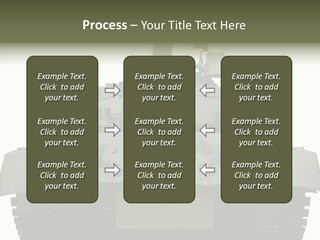 Weapon White Green PowerPoint Template