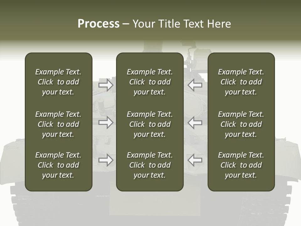 Weapon White Green PowerPoint Template