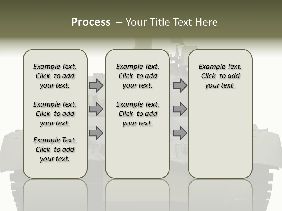 Weapon White Green PowerPoint Template