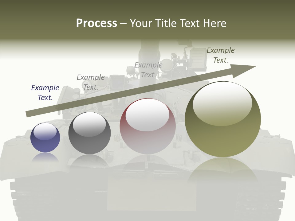 Weapon White Green PowerPoint Template