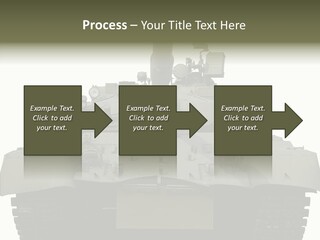 Weapon White Green PowerPoint Template