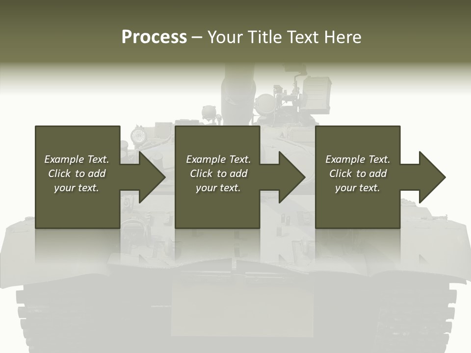 Weapon White Green PowerPoint Template