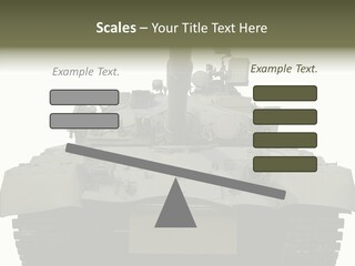Weapon White Green PowerPoint Template