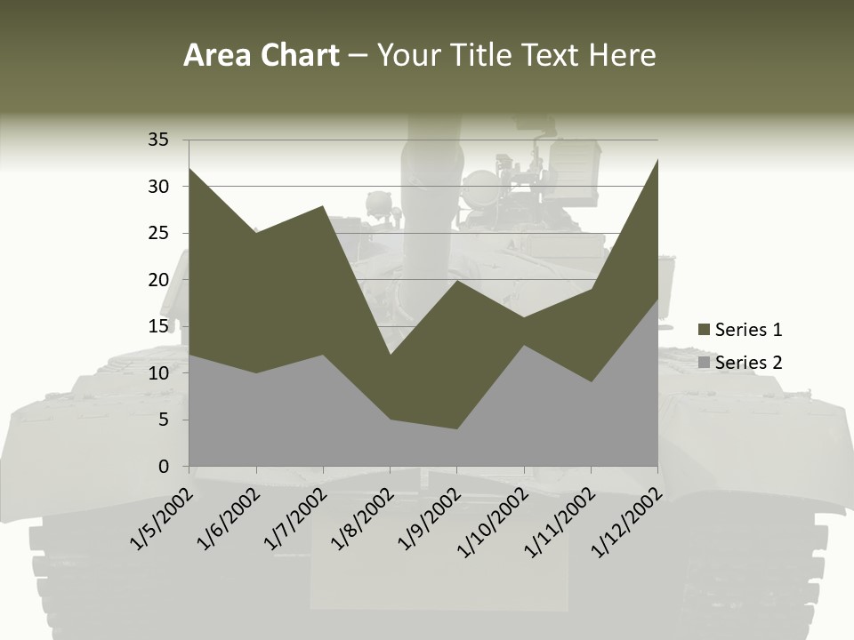 Weapon White Green PowerPoint Template