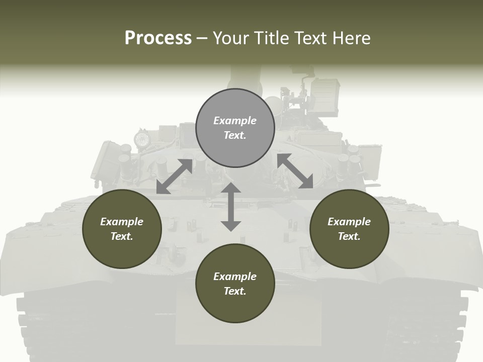 Weapon White Green PowerPoint Template