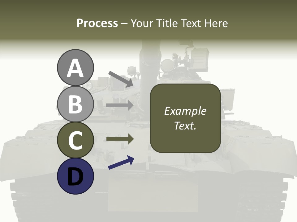 Weapon White Green PowerPoint Template