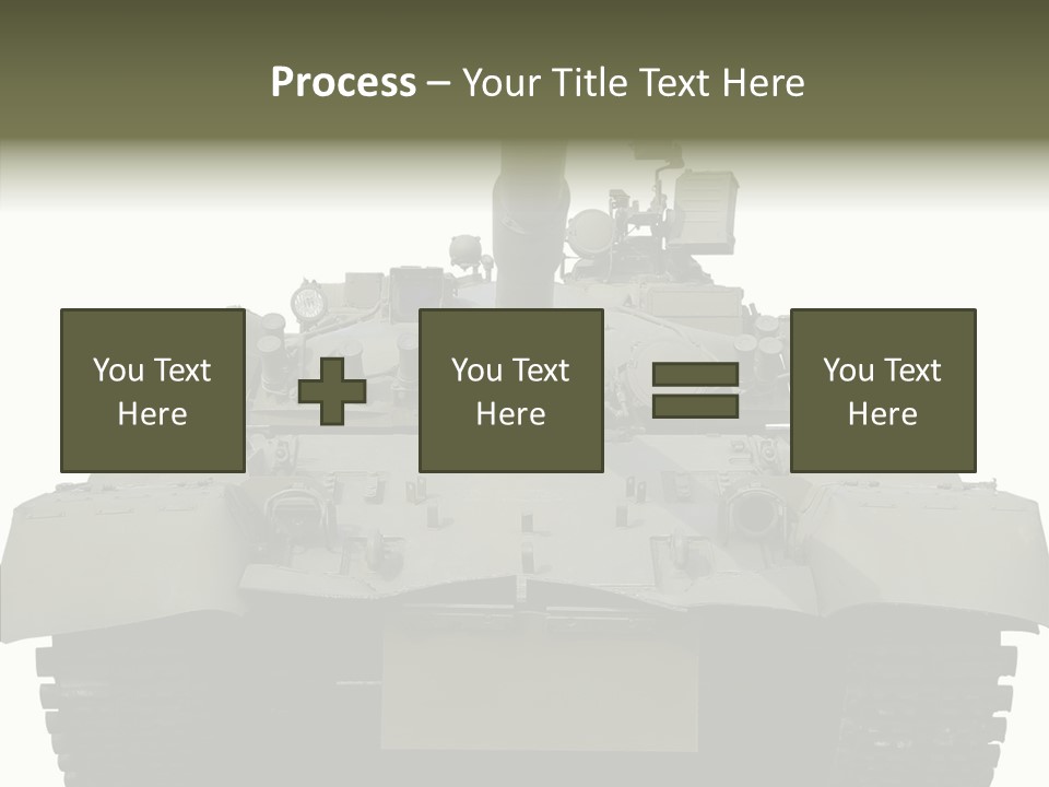 Weapon White Green PowerPoint Template