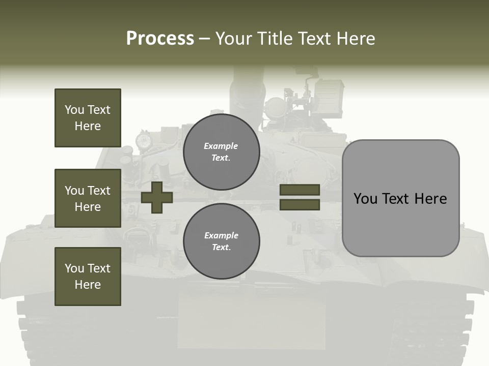 Weapon White Green PowerPoint Template