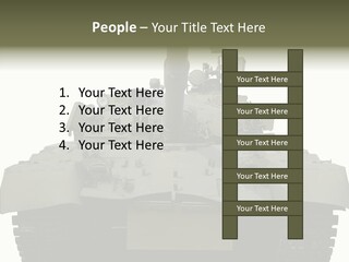 Weapon White Green PowerPoint Template