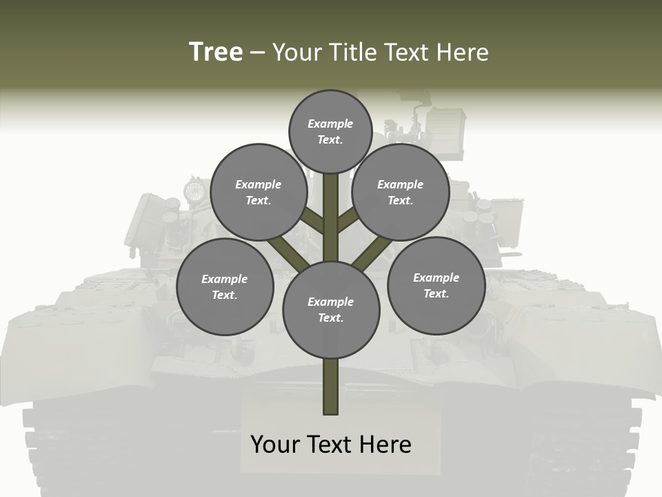 Weapon White Green PowerPoint Template