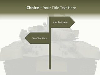 Weapon White Green PowerPoint Template