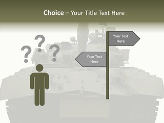 Weapon White Green PowerPoint Template