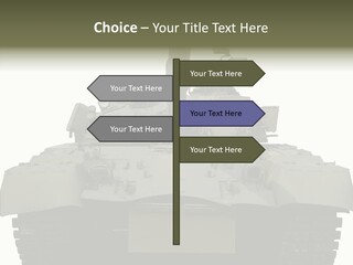 Weapon White Green PowerPoint Template