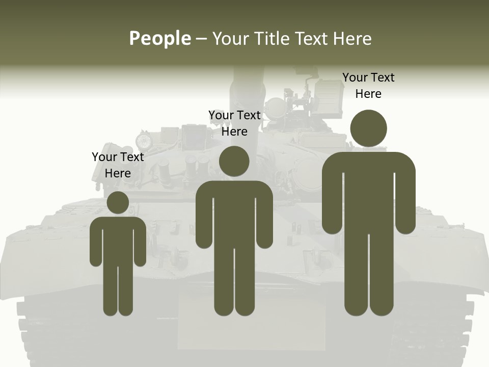 Weapon White Green PowerPoint Template