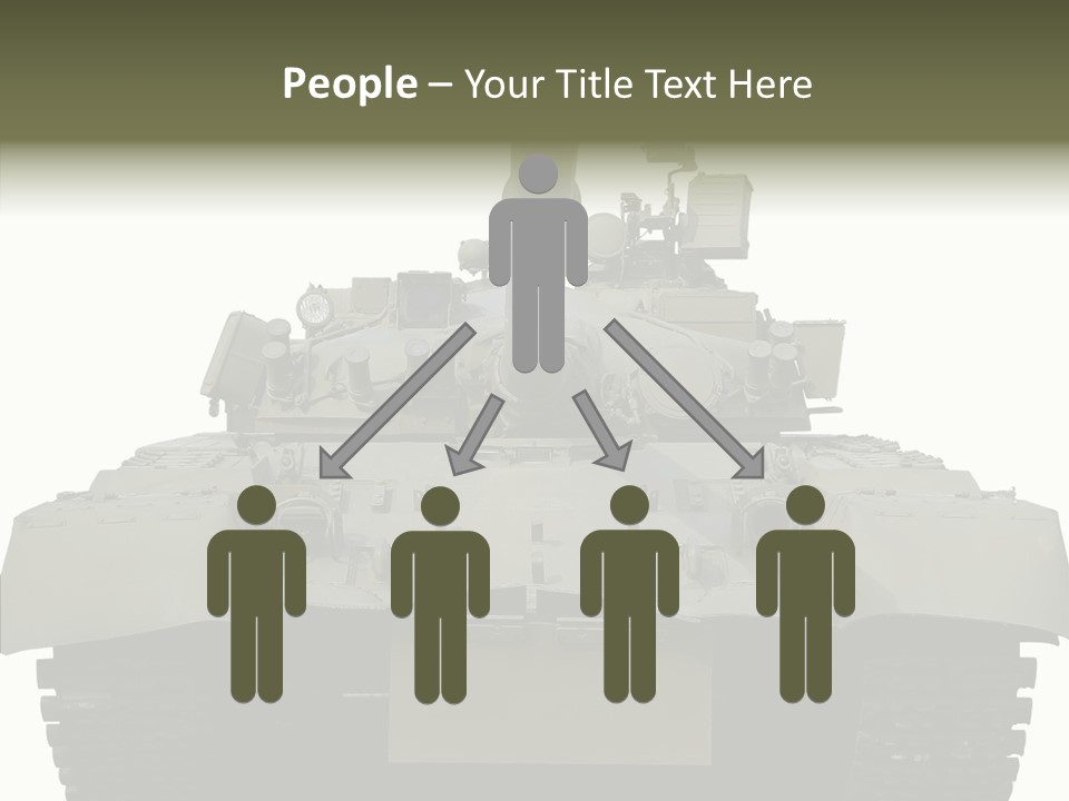 Weapon White Green PowerPoint Template