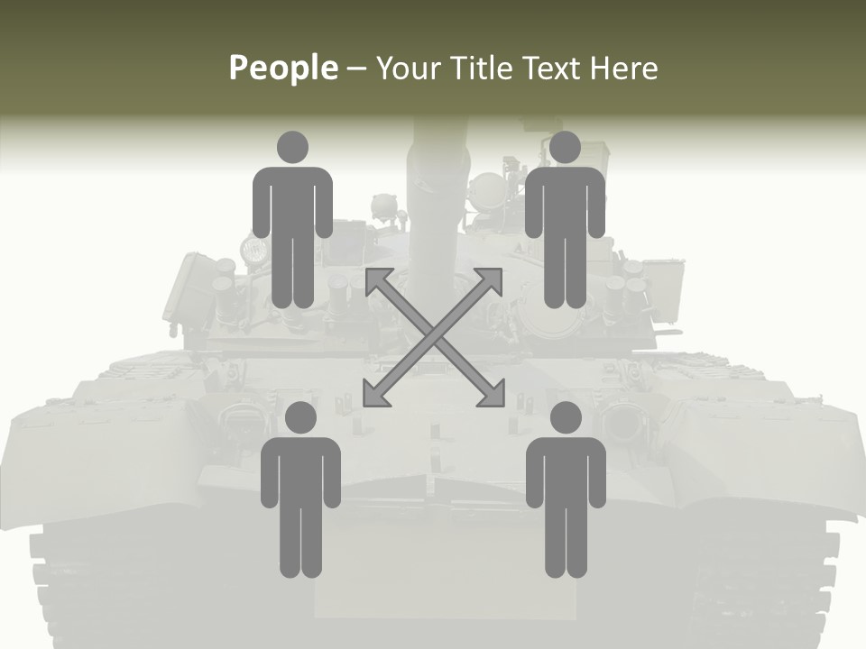 Weapon White Green PowerPoint Template