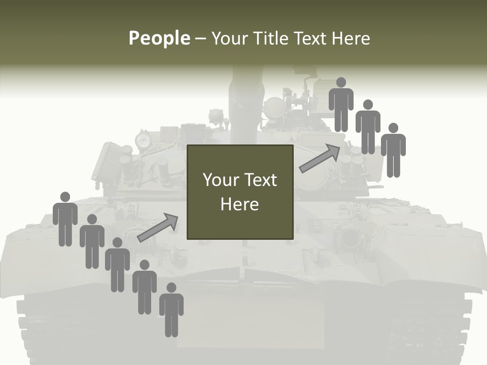 Weapon White Green PowerPoint Template