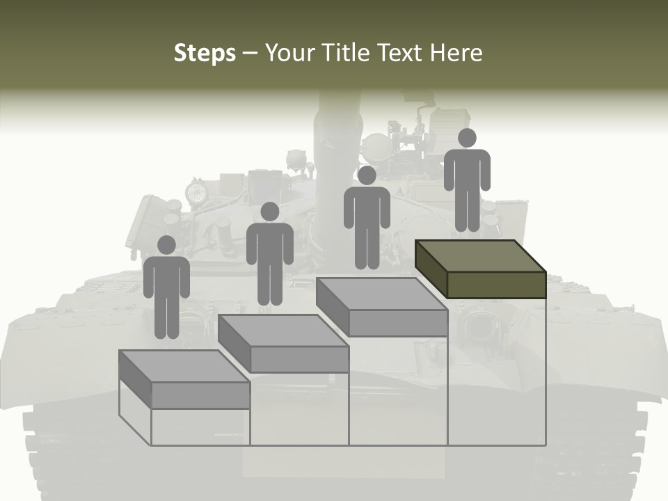 Weapon White Green PowerPoint Template