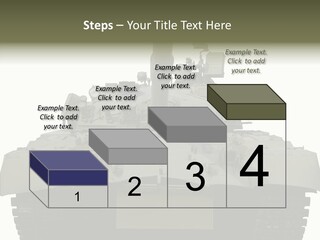 Weapon White Green PowerPoint Template