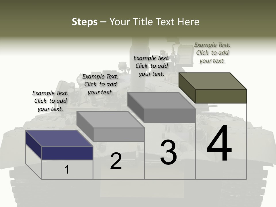 Weapon White Green PowerPoint Template