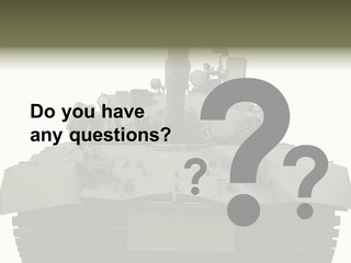 Weapon White Green PowerPoint Template