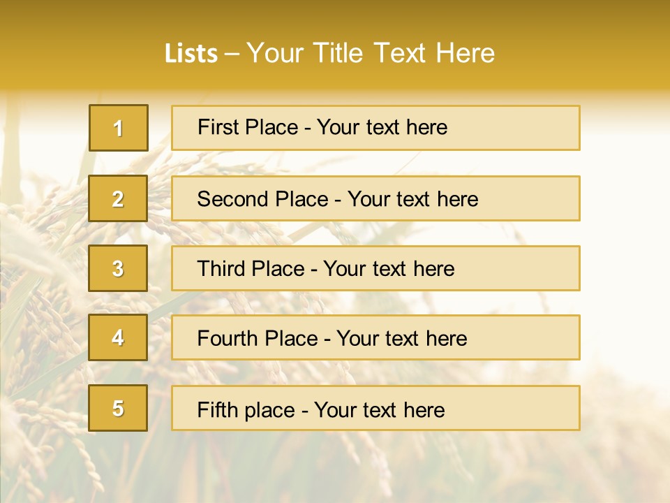 Agriculture Plantation Detail PowerPoint Template
