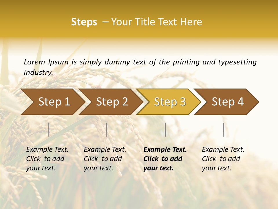 Agriculture Plantation Detail PowerPoint Template
