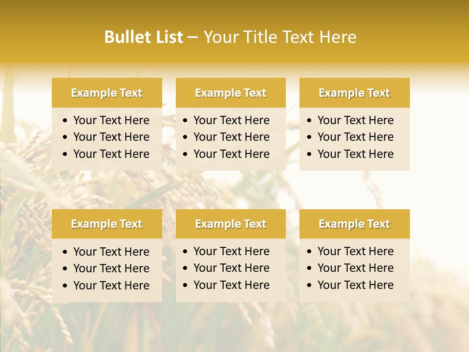 Agriculture Plantation Detail PowerPoint Template