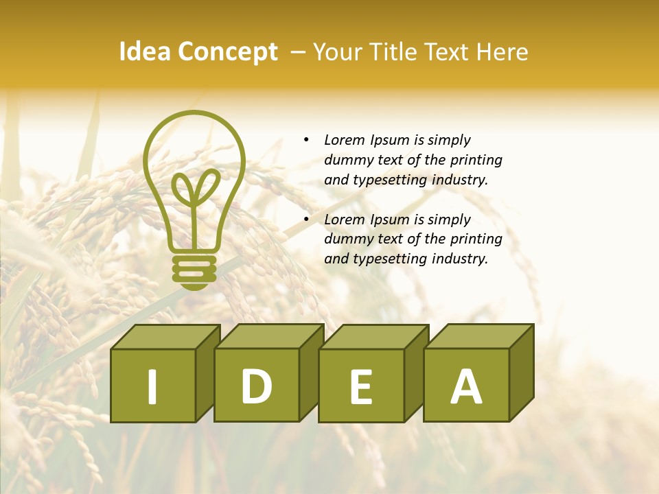 Agriculture Plantation Detail PowerPoint Template