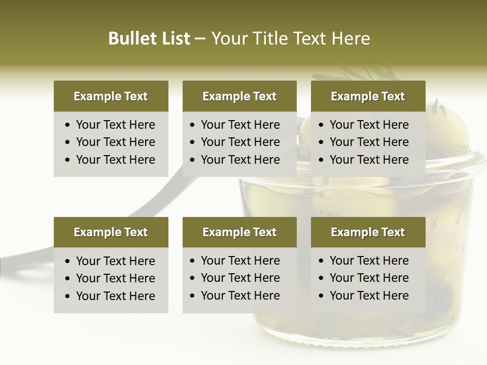 Tuscany Morocco Food PowerPoint Template