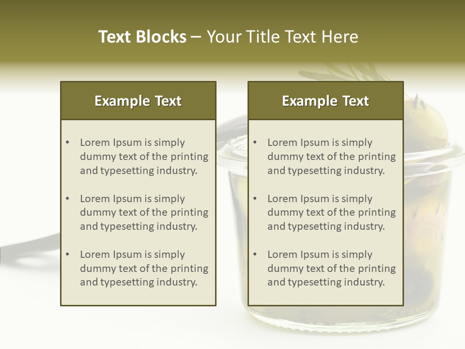 Tuscany Morocco Food PowerPoint Template