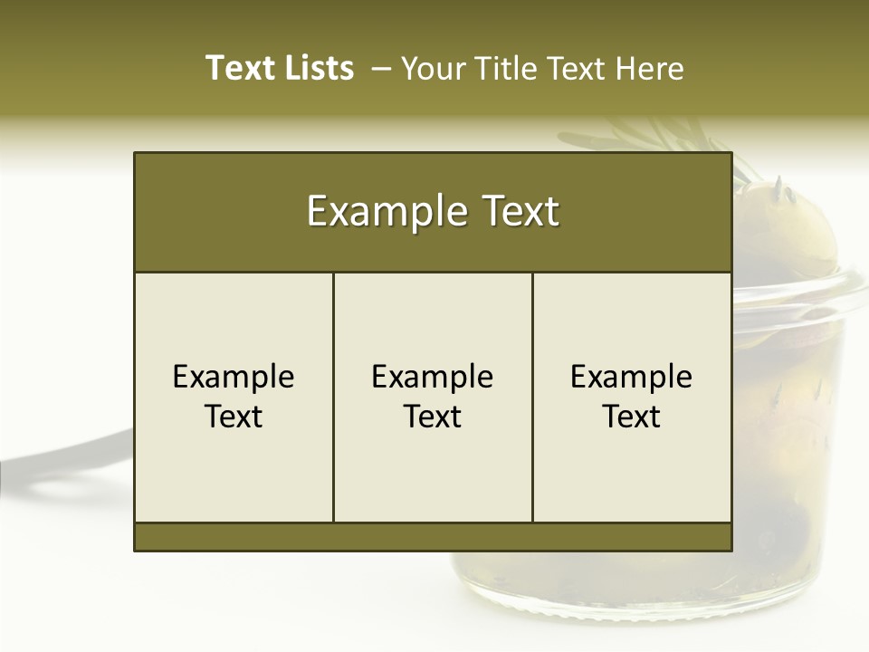 Tuscany Morocco Food PowerPoint Template