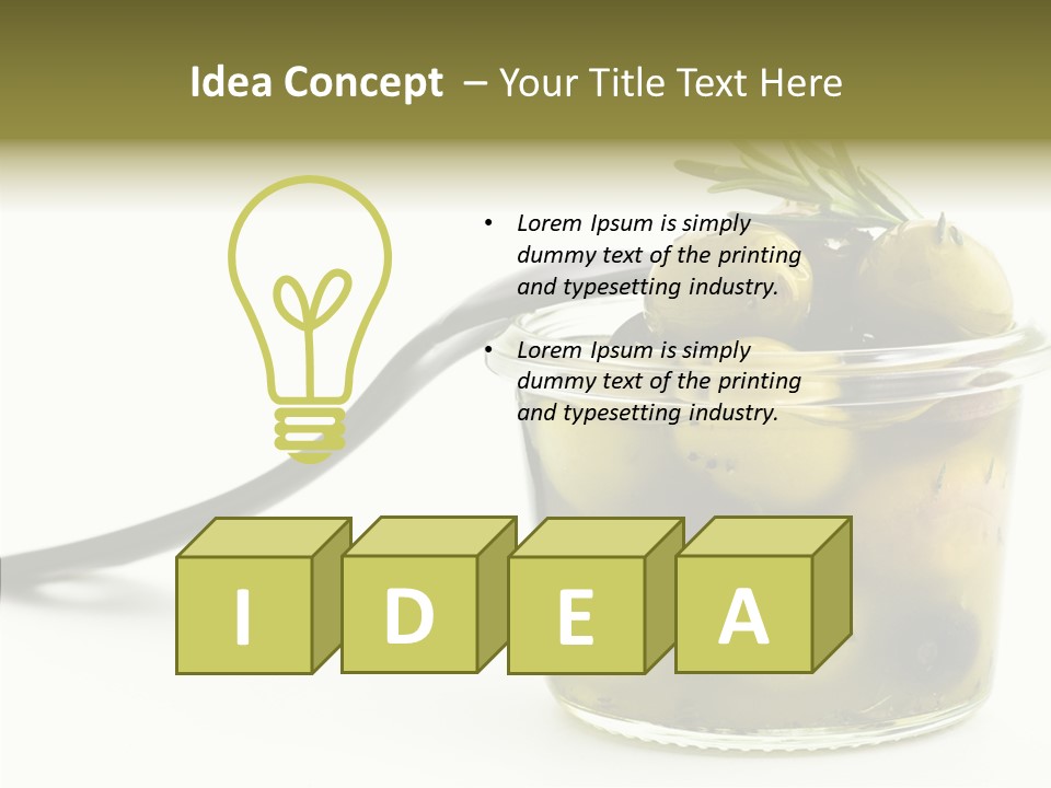 Tuscany Morocco Food PowerPoint Template