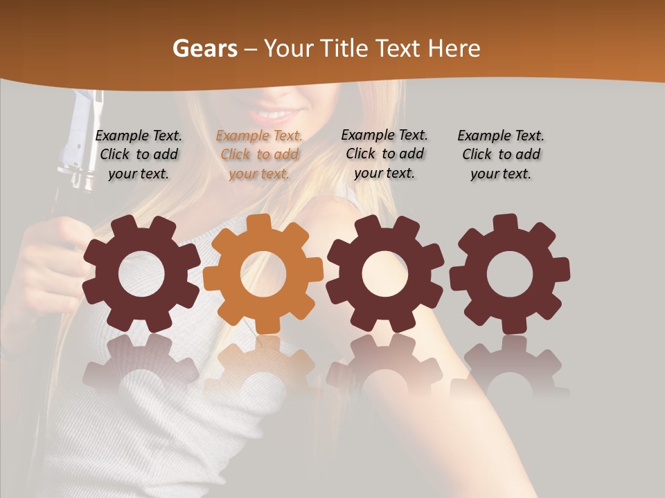 Celebirty Rock Portrait PowerPoint Template