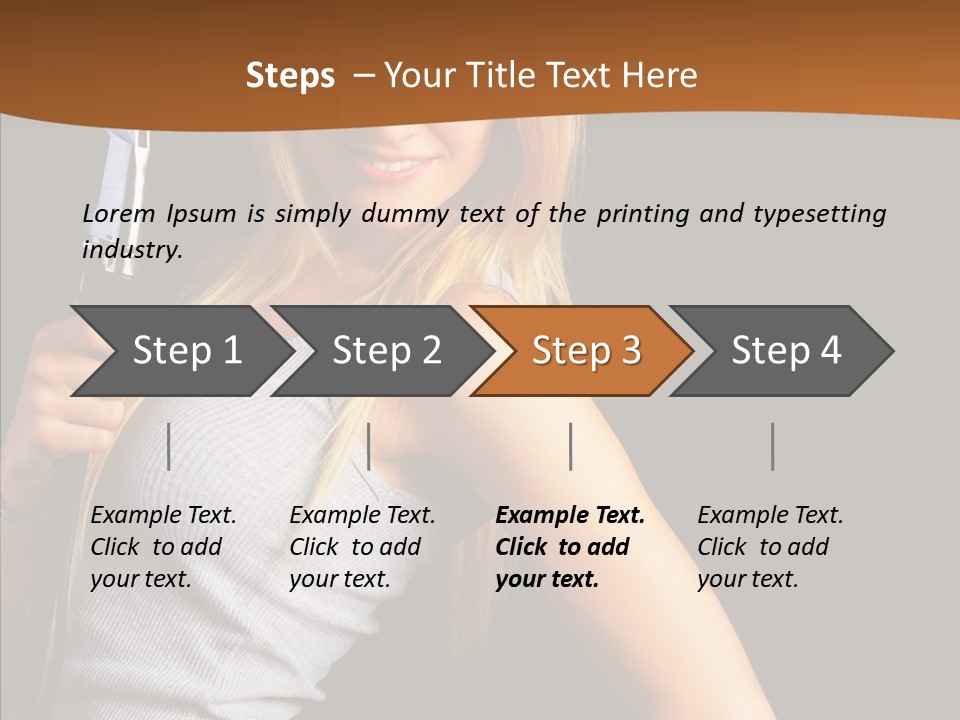 Celebirty Rock Portrait PowerPoint Template