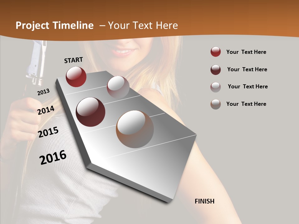 Celebirty Rock Portrait PowerPoint Template