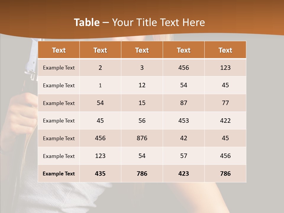 Celebirty Rock Portrait PowerPoint Template