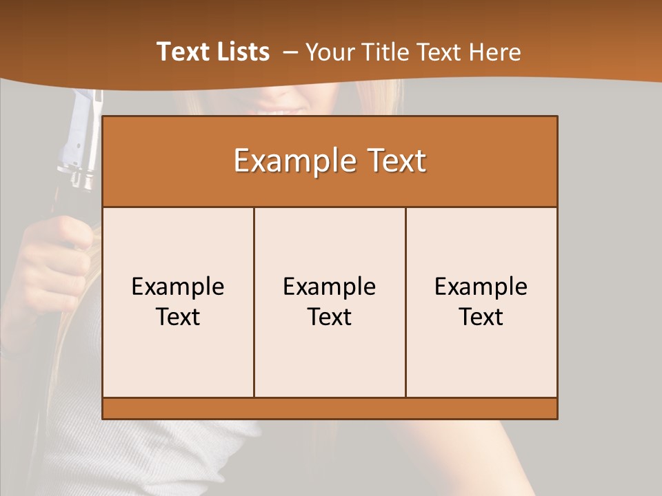 Celebirty Rock Portrait PowerPoint Template