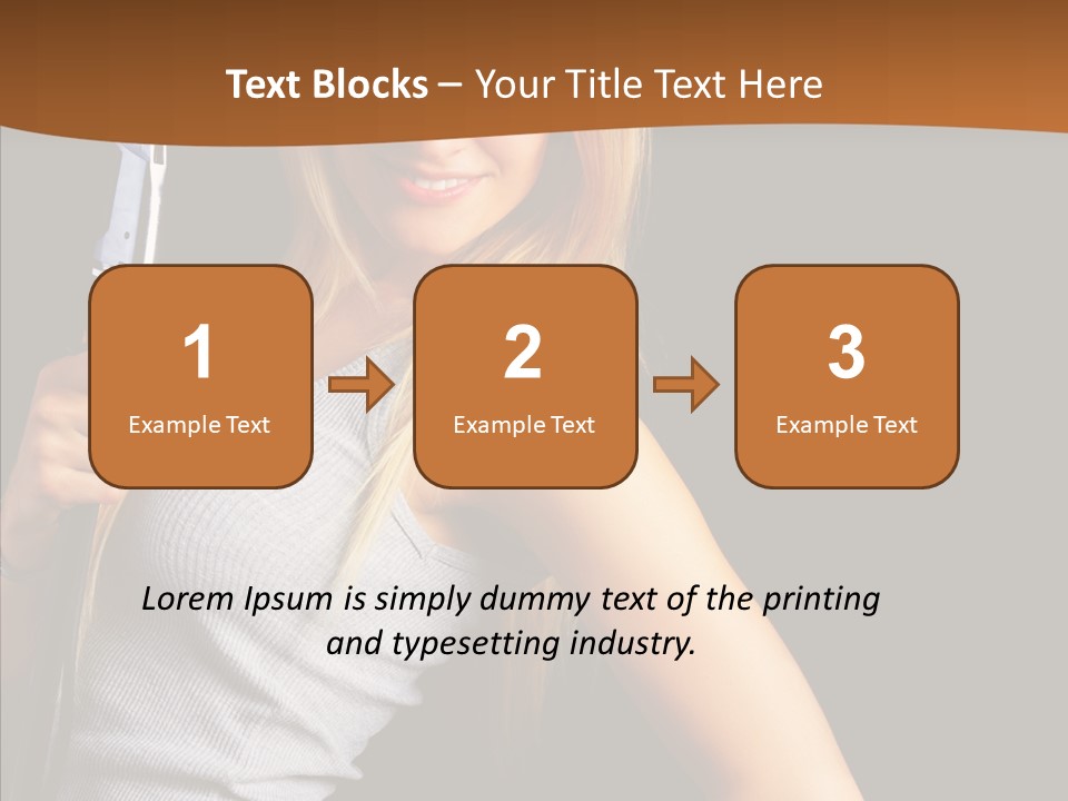 Celebirty Rock Portrait PowerPoint Template