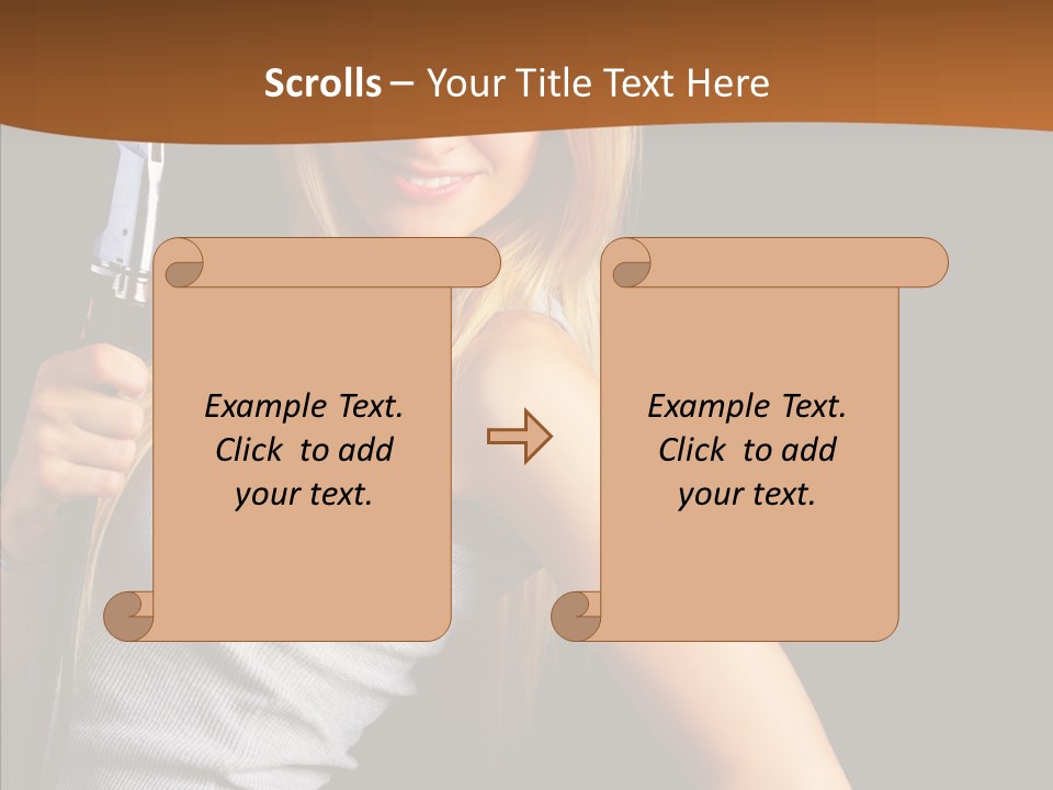 Celebirty Rock Portrait PowerPoint Template