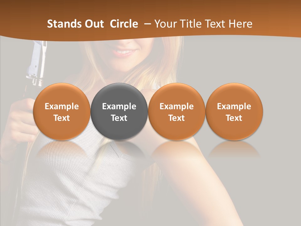 Celebirty Rock Portrait PowerPoint Template