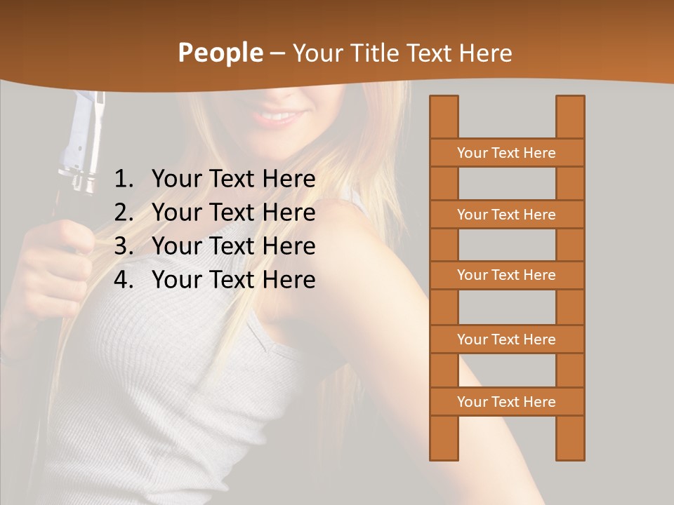 Celebirty Rock Portrait PowerPoint Template