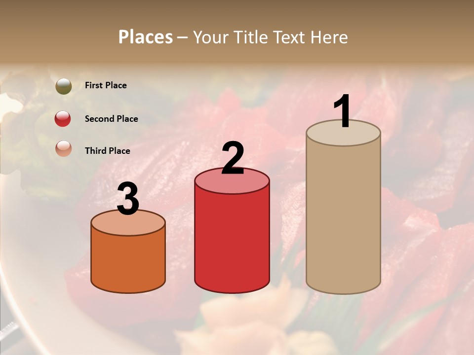 Dinner Cuisine Ahi PowerPoint Template