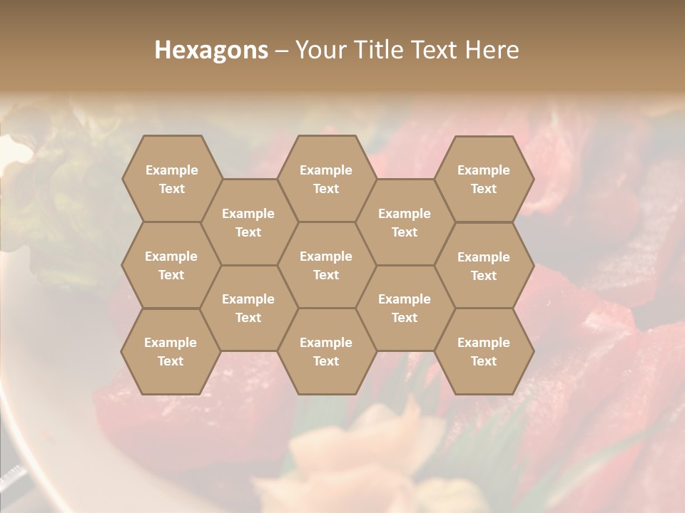 Dinner Cuisine Ahi PowerPoint Template