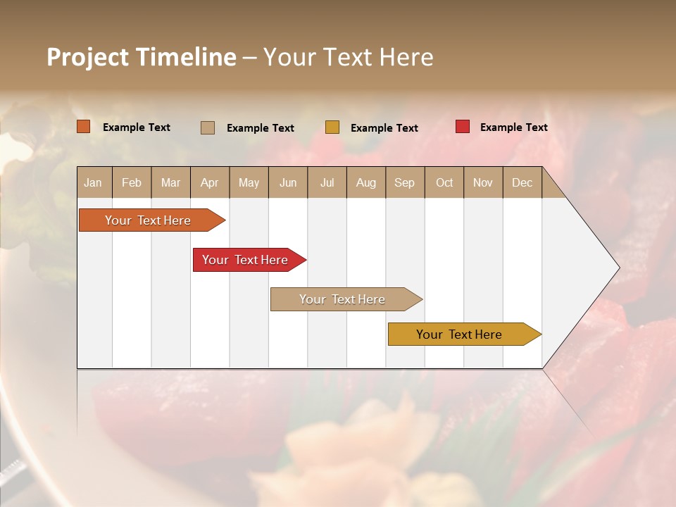 Dinner Cuisine Ahi PowerPoint Template