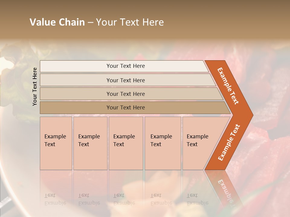 Dinner Cuisine Ahi PowerPoint Template