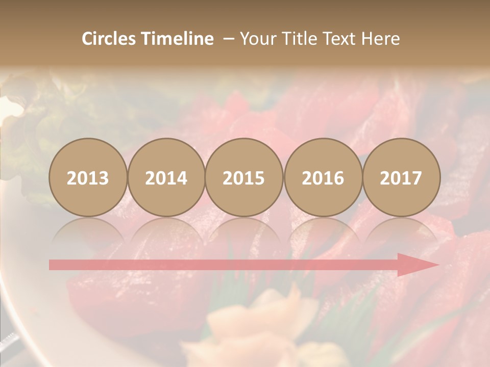 Dinner Cuisine Ahi PowerPoint Template