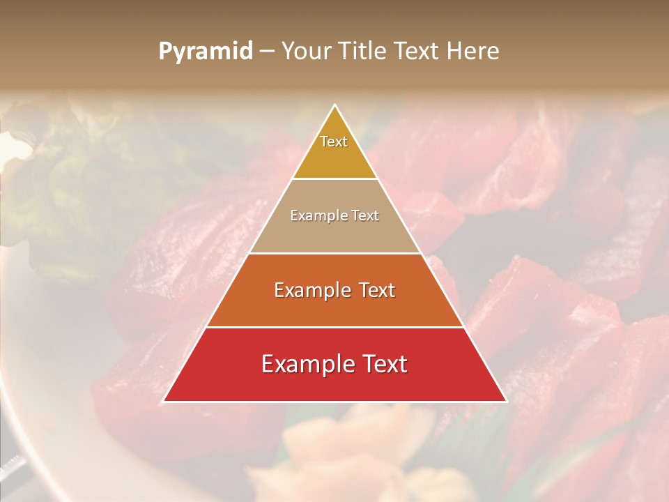 Dinner Cuisine Ahi PowerPoint Template