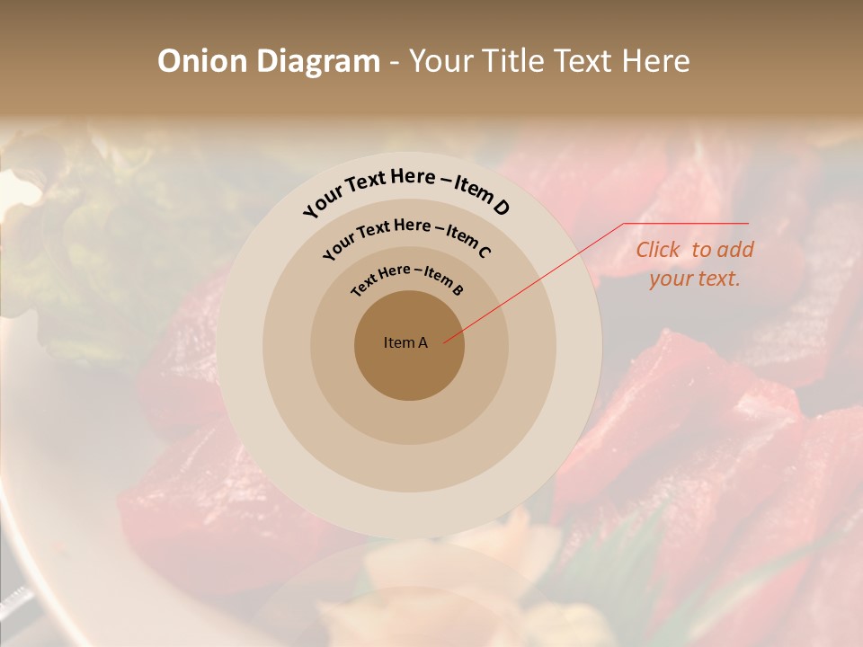 Dinner Cuisine Ahi PowerPoint Template