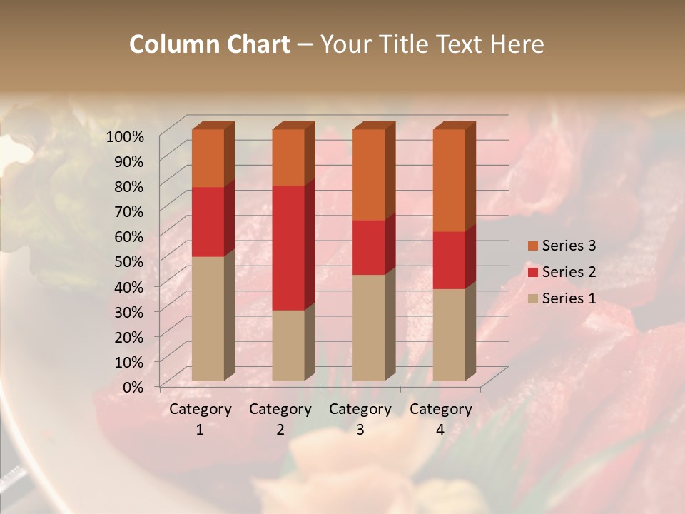 Dinner Cuisine Ahi PowerPoint Template